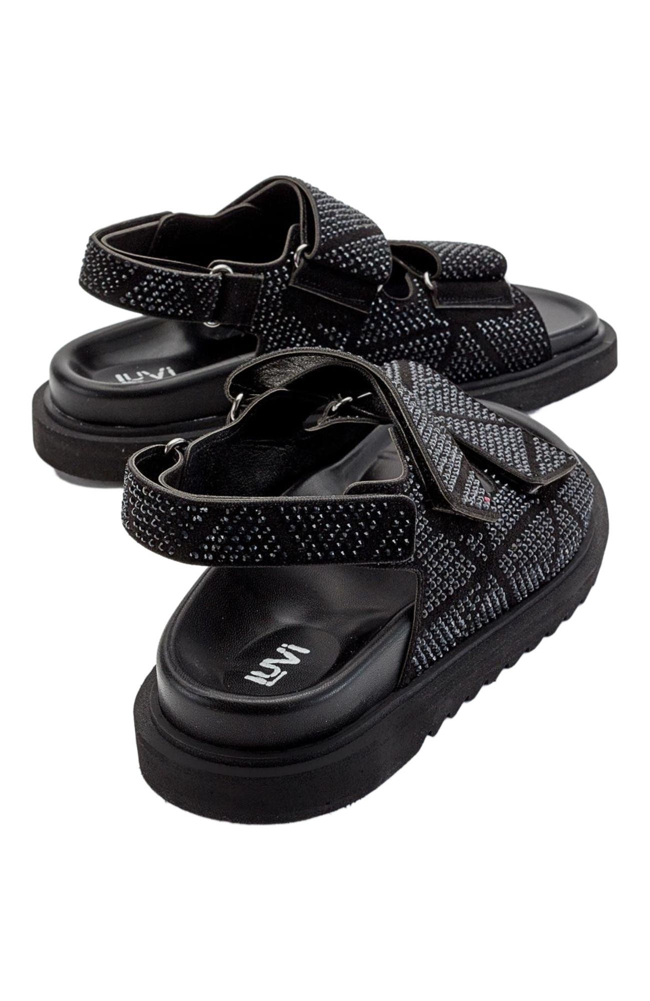 Prologue Shoes MELLOM Embellished Sandal, Alternate, color, 