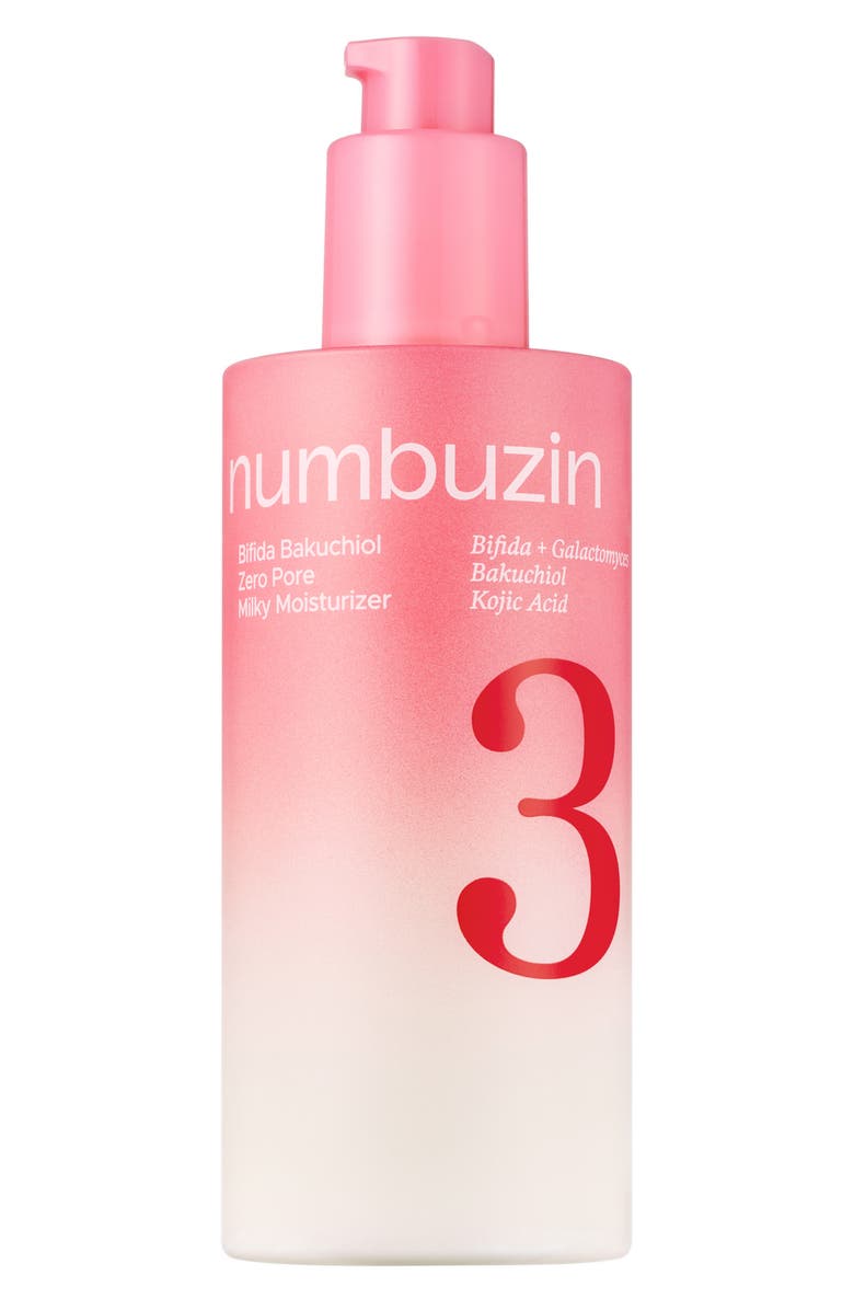 Numbuzin No.3 Bifida Bakuchiol Zero Pore Milky Moisturizer, Alternate, color, 
