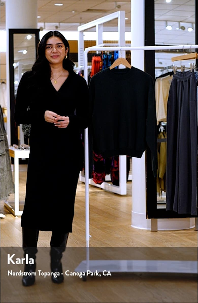 Cotton Blend Fleece Classic Crew Sweatshirt, sales video thumbnail