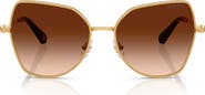 Swarovski 58mm Butterfly Sunglasses