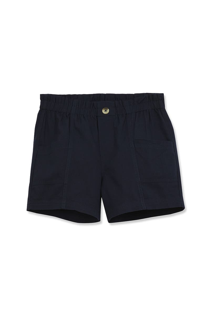 Lands' End Girls Twill Shorts, Alternate, color, Classic Navy