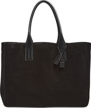 TOM FORD Perforated Suede Tote