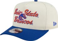New Era Men's New Era Cream/Royal Boise State Broncos Vintage Chainstitch 9FIFTY A-Frame Snapback Hat