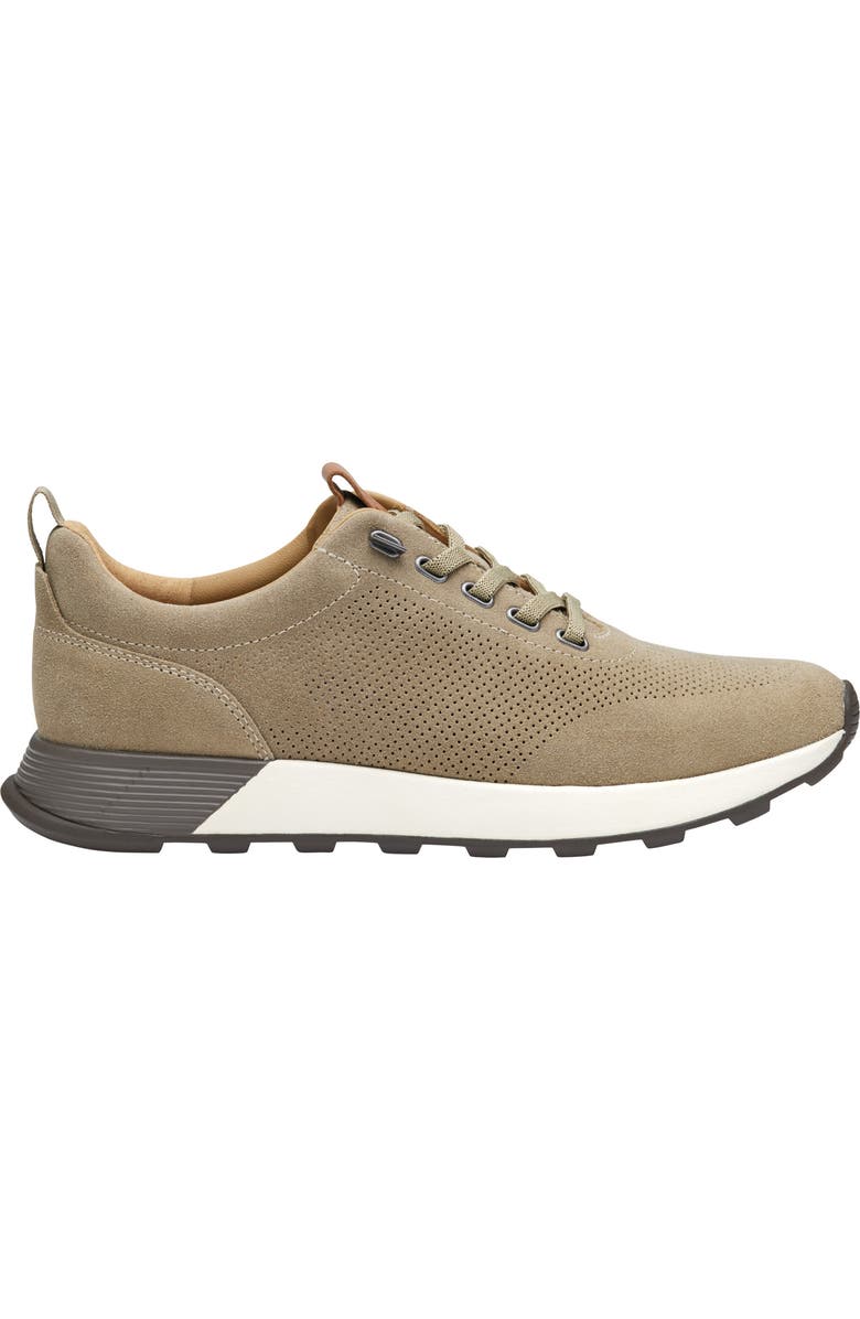 Johnston & Murphy Kinnon Perforated Leather Jogger Sneaker, Alternate, color,