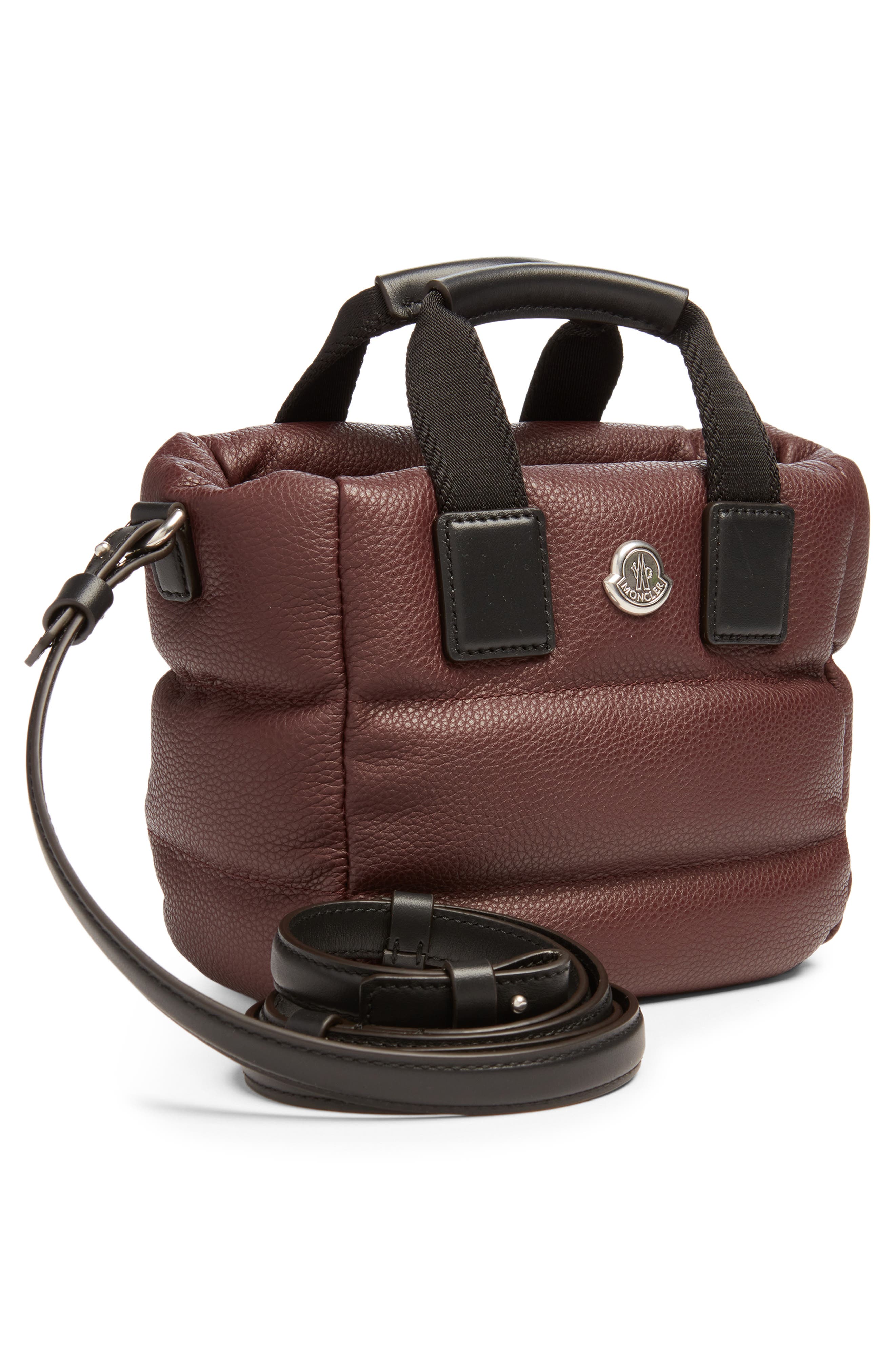 Moncler Micro Caradoc Puffer Tote, Alternate, color, Port Royale