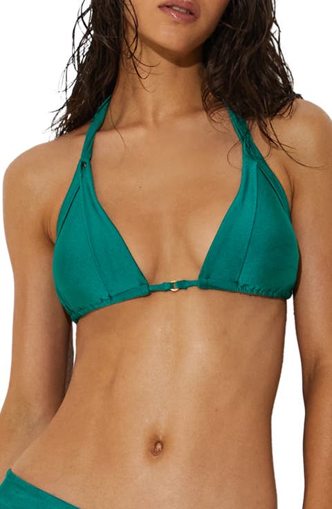 Matilda Halter Triangle Swimsuit Top