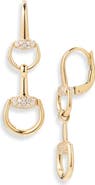 Gucci Horsebit Diamond Chandelier Earrings