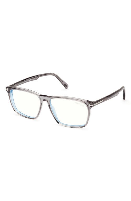 Tom Ford 56mm Square Blue Light Blocking Glasses