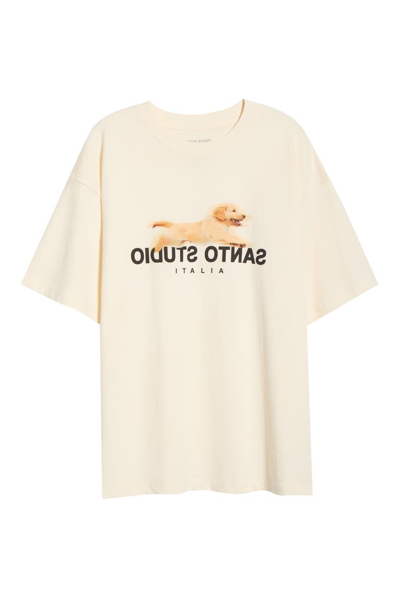 Security Team Drappo Boxy Fit Cotton Graphic T-Shirt, Alternate, color, IVORY