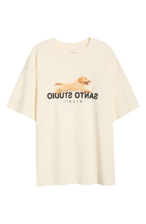 Security Team Drappo Boxy Fit Cotton Graphic T-Shirt