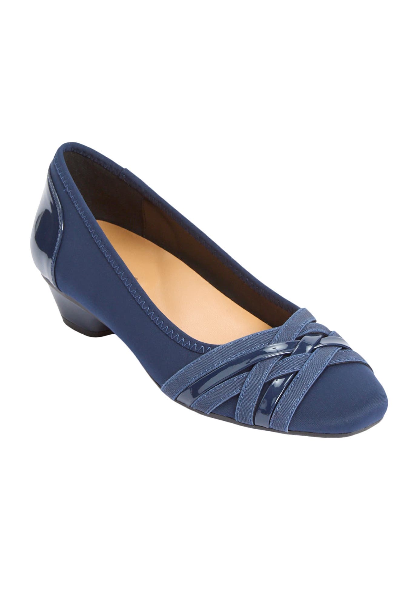 The Quinlan Slip On Pump, Main, color, NAVY