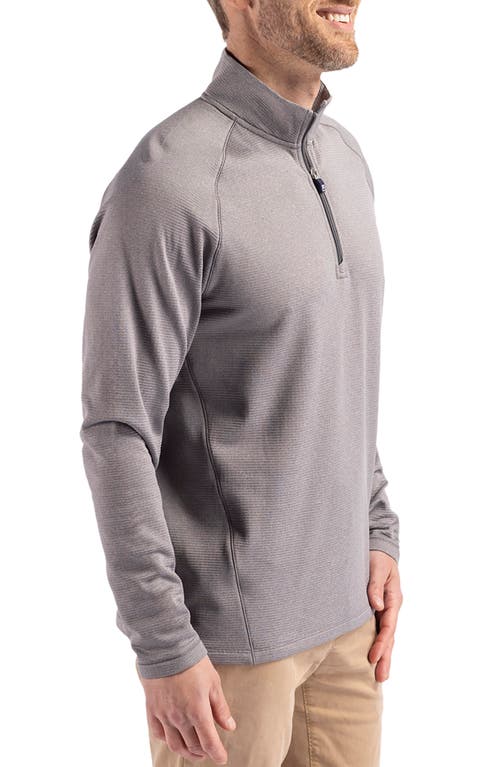 Cutter & Buck Peshastin Fleece Full Zip Jacket In Elemental Grey Heather