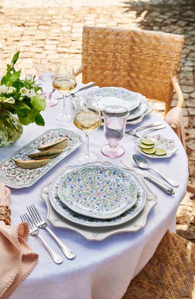 Juliska Villa Seville Scallop Dessert Plate, Alternate, color, Chambray