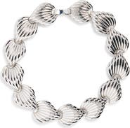Julietta x Cassetto JC2 Rhodium Plate Collar Necklace