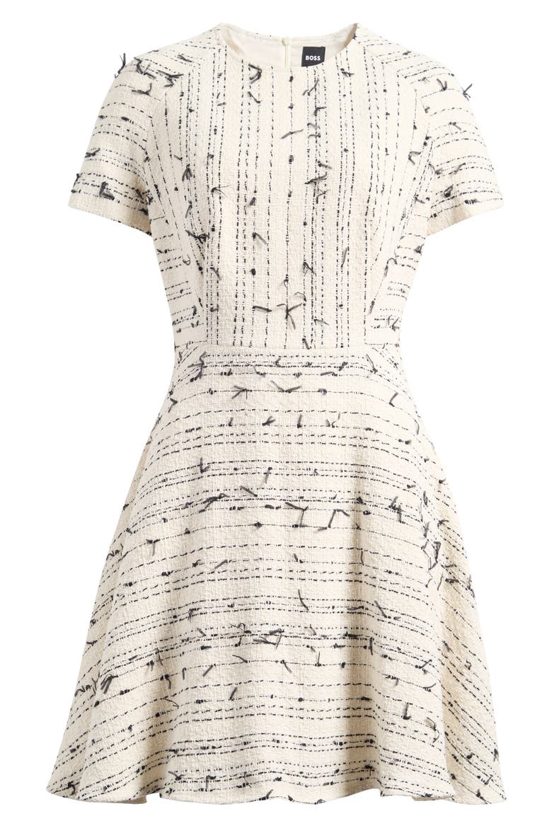 Datarni Fit & Flare Dress, Alternate, color, IVORY