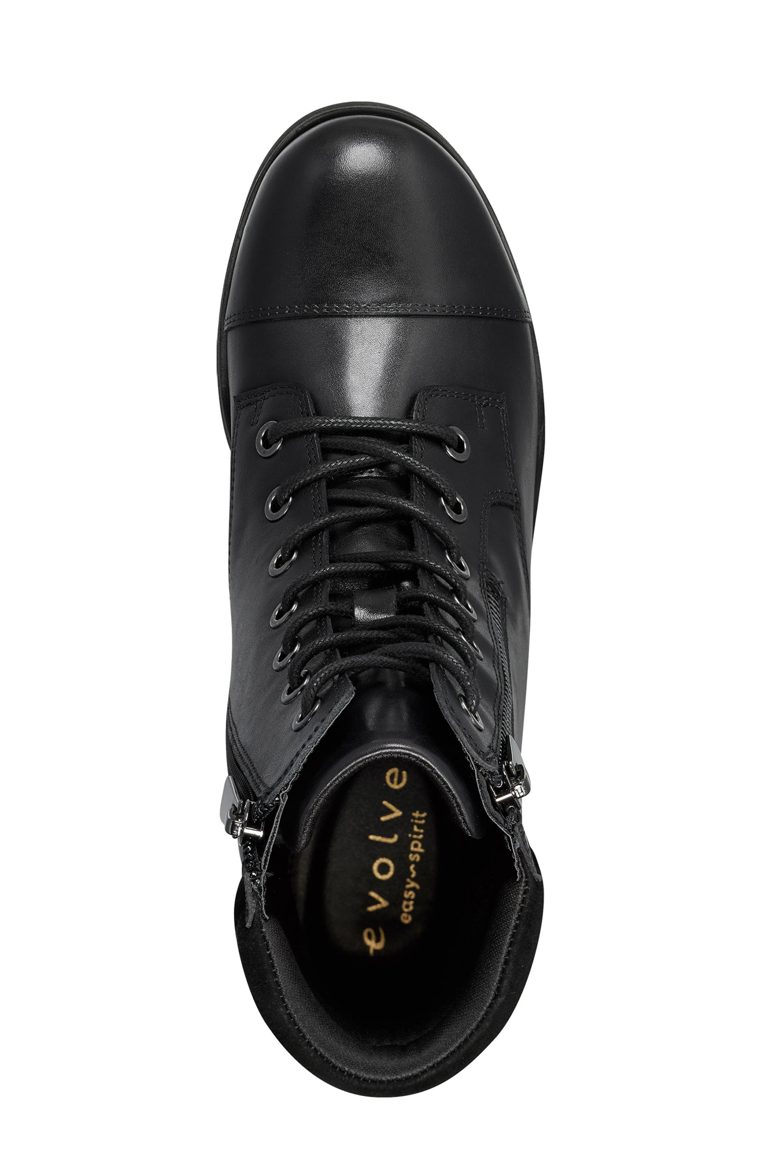 evolve Wylie Cap Toe Combat Bootie, Alternate, color, 