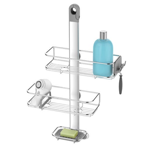 Simplehuman Adjustable Shower Caddy In Silver