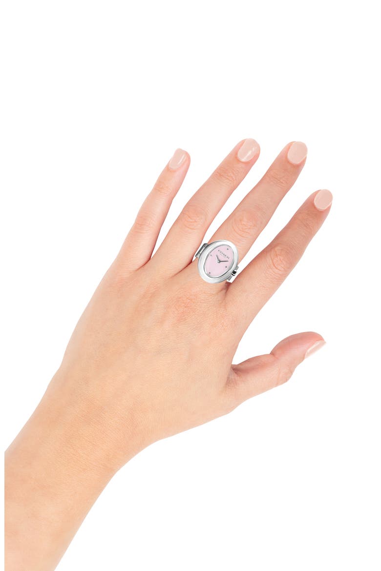 Sammy Ring Watch, 18mm x 22.5mm, Alternate, color, BLUSH