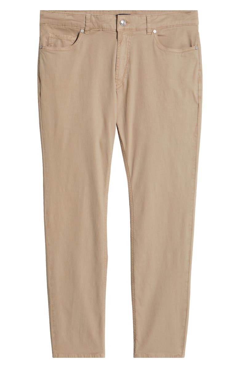 Peter Millar Crown Crafted Wayfare Five Pocket Pants, Alternate, color, Classic Khaki