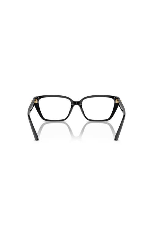 Jimmy Choo 55mm Cat Eye Optical Glasses In Black