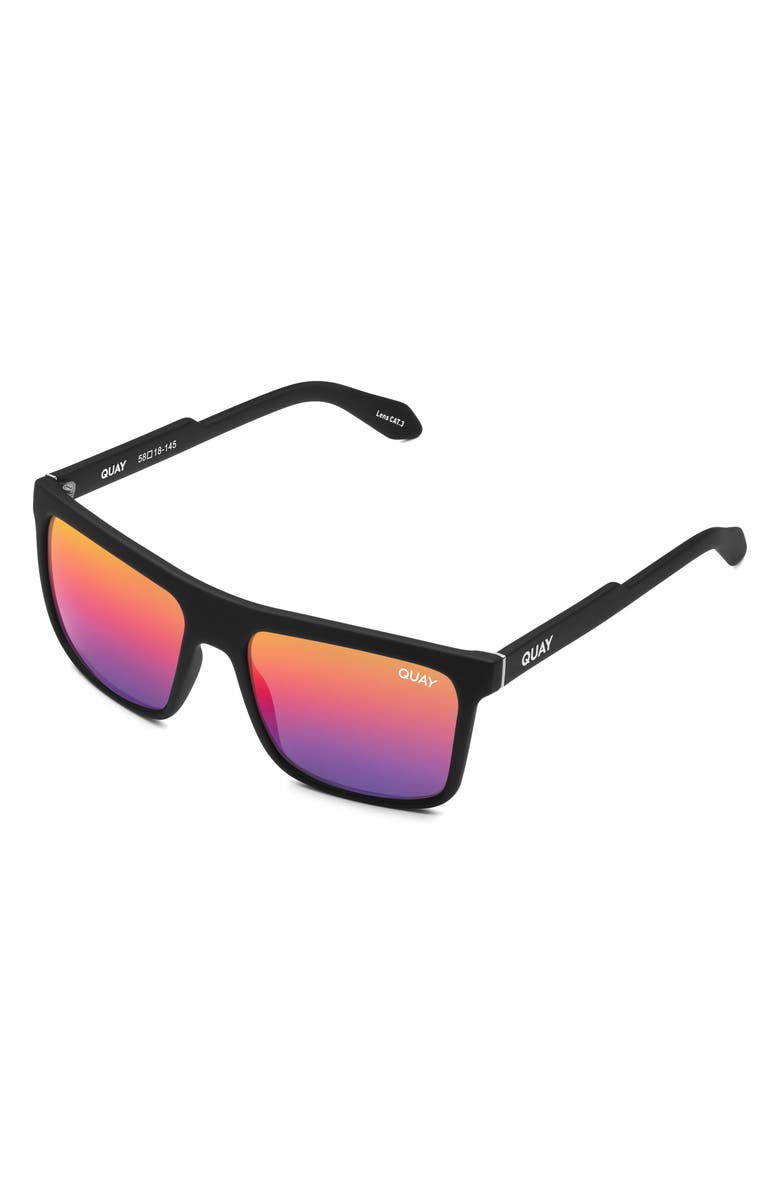 QUAY Let It Run 48mm Square Sunglasses, Alternate, color, 