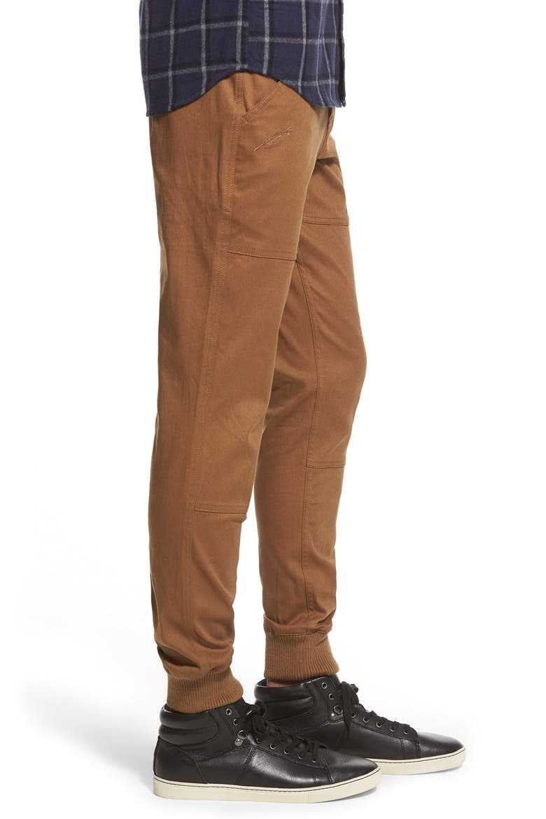 'Legacy' Tailored Fit Jogger Pants, Alternate, color, DARK TAN