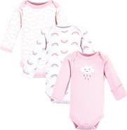 Luvable Friends Preemie Long Sleeve Bodysuits 3pk Foxy