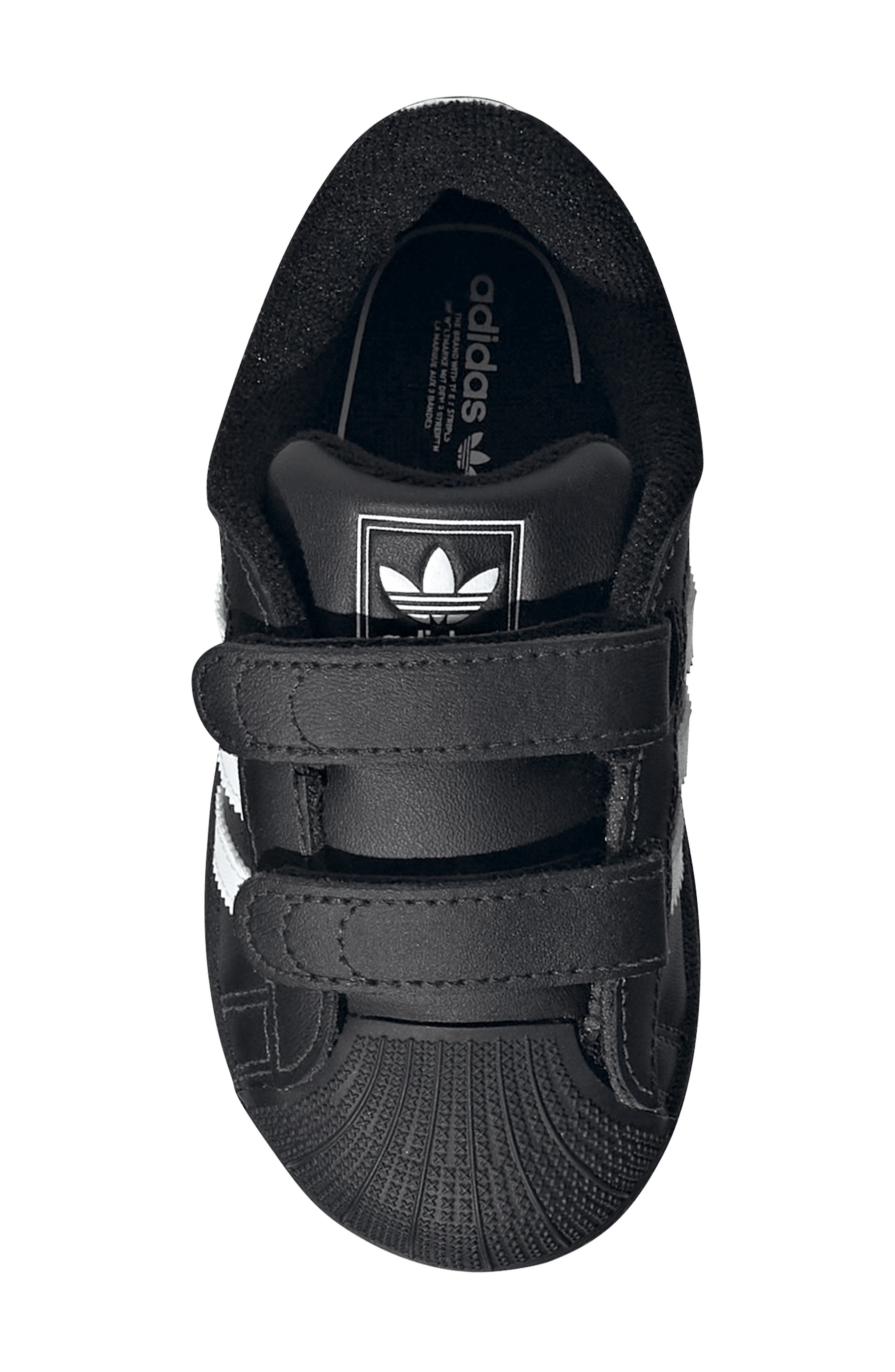 adidas Kids' Superstar II Sneaker, Alternate, color, Black/White/Black