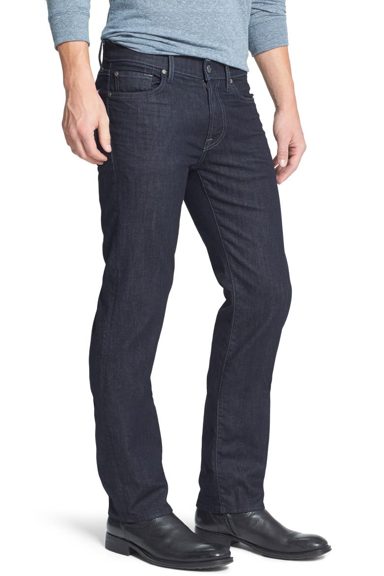 7 For All Mankind® Slimmy Luxe Performance Slim Fit Jeans, Alternate, color, DEEP WELL