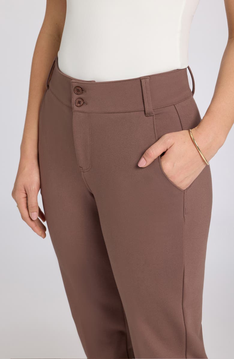 NYDJ Bella Sculpt-Her<sup>™</sup> Marilyn Straight Leg Pants, Alternate, color, Deep Taupe