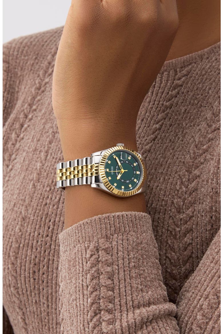 Jada Chronograph Bracelet Watch, 34mm, Alternate, color, 2-TONE