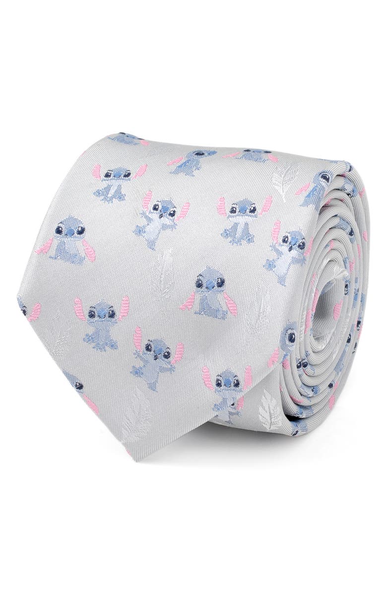 Cufflinks, Inc. Stitch Silk Blend Tie, Alternate, color, Gray