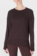 Sweaty Betty After Class Stripe Longline Sweatshirt