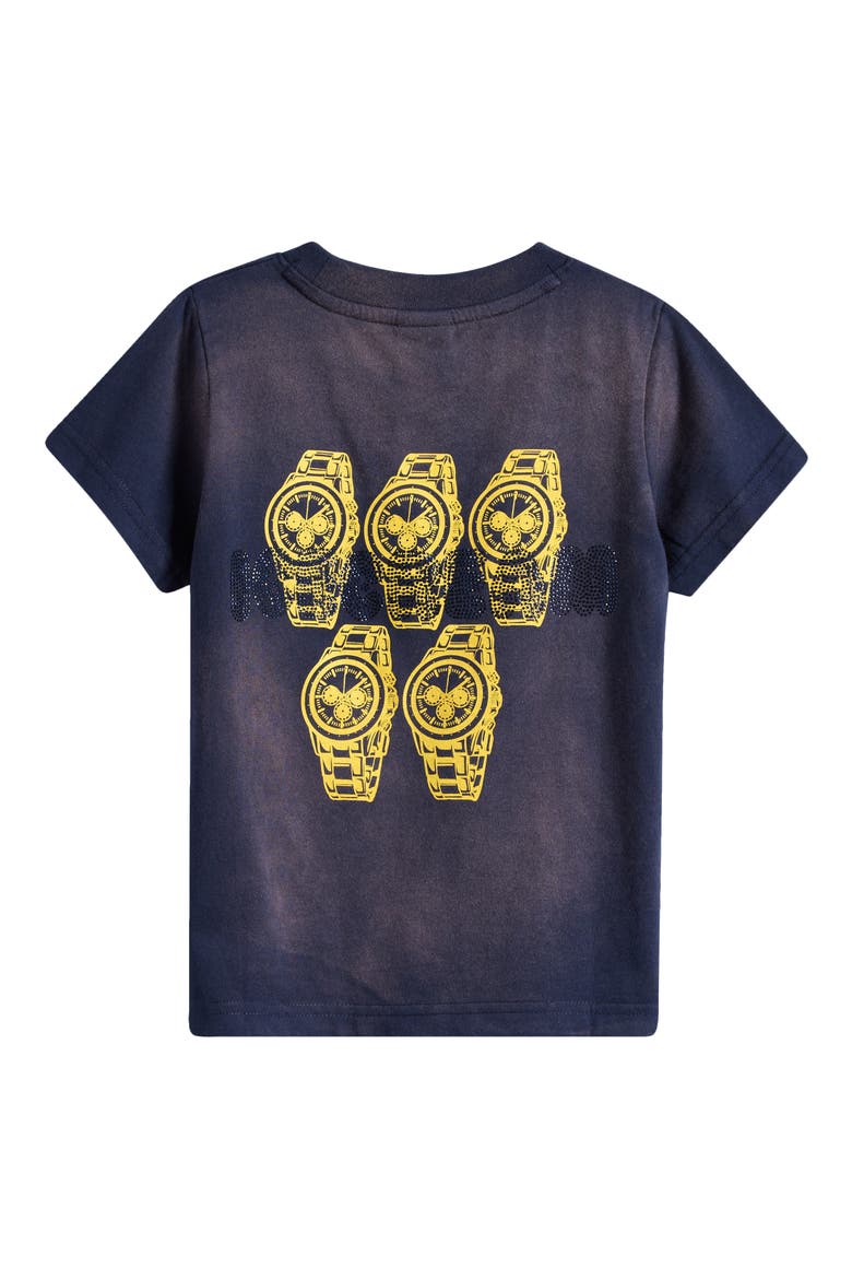 Kids' Weathered Graphic T-Shirt, Alternate, color, NAVY BLAZE