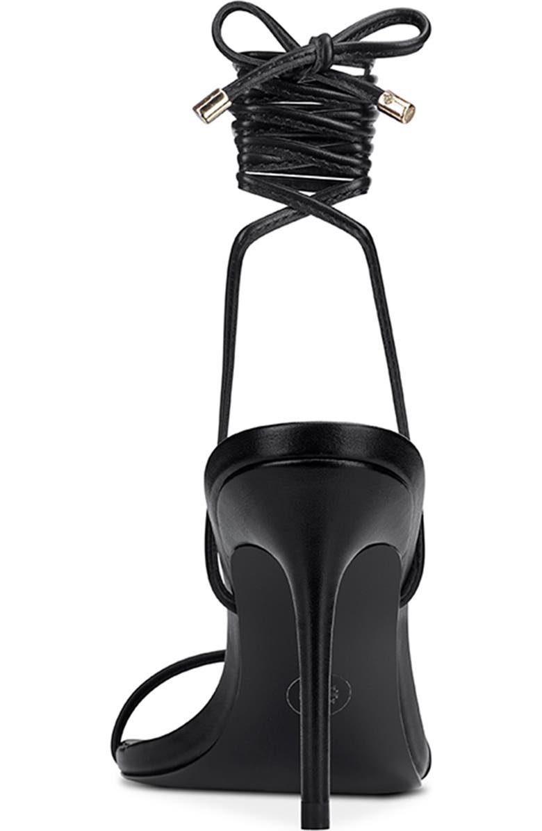 FEMME LA 3.0 Barely There Ankle Wrap Sandal, Alternate, color, Black