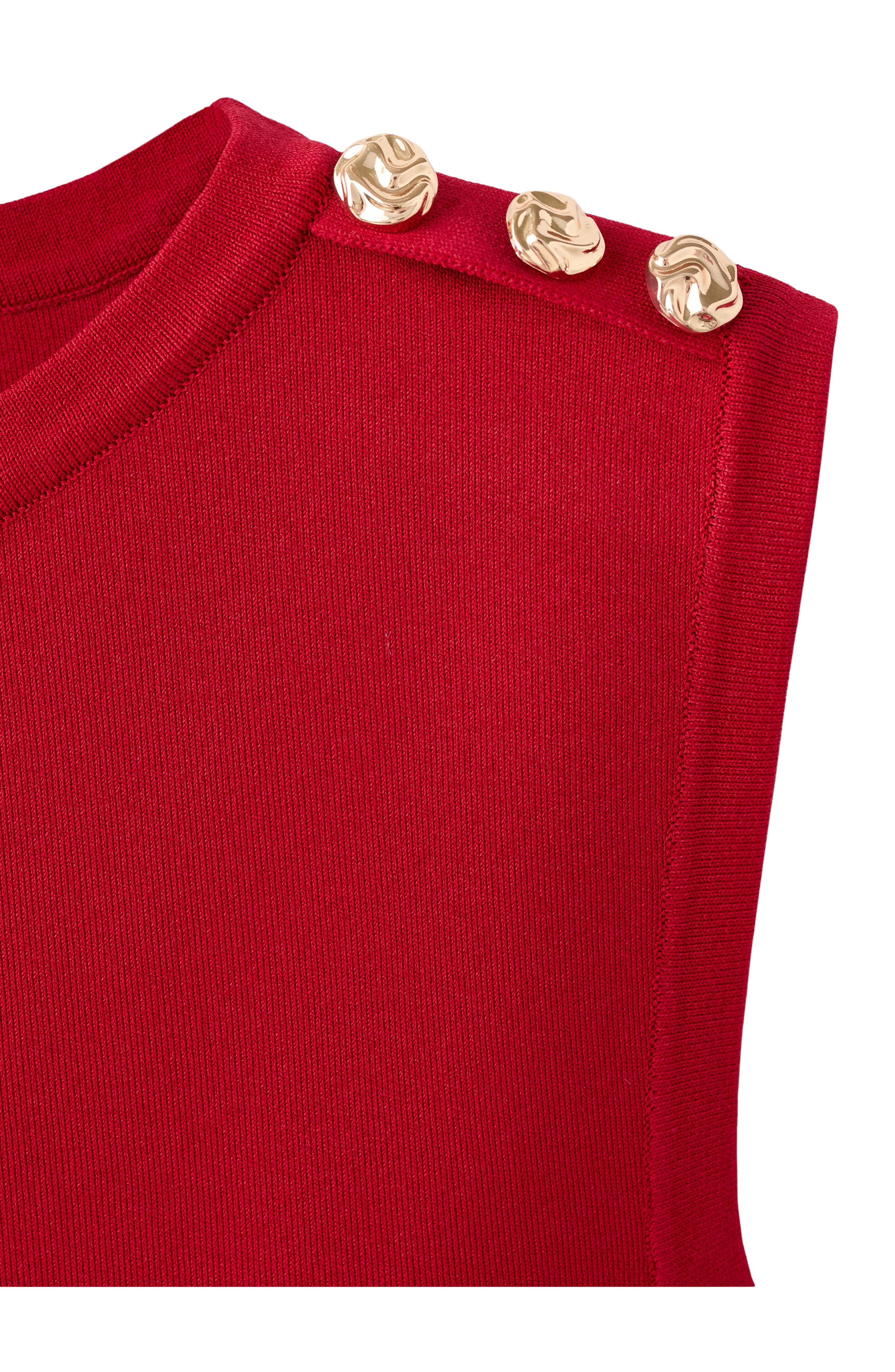 Sleeveless Sweater Minidress - image 2