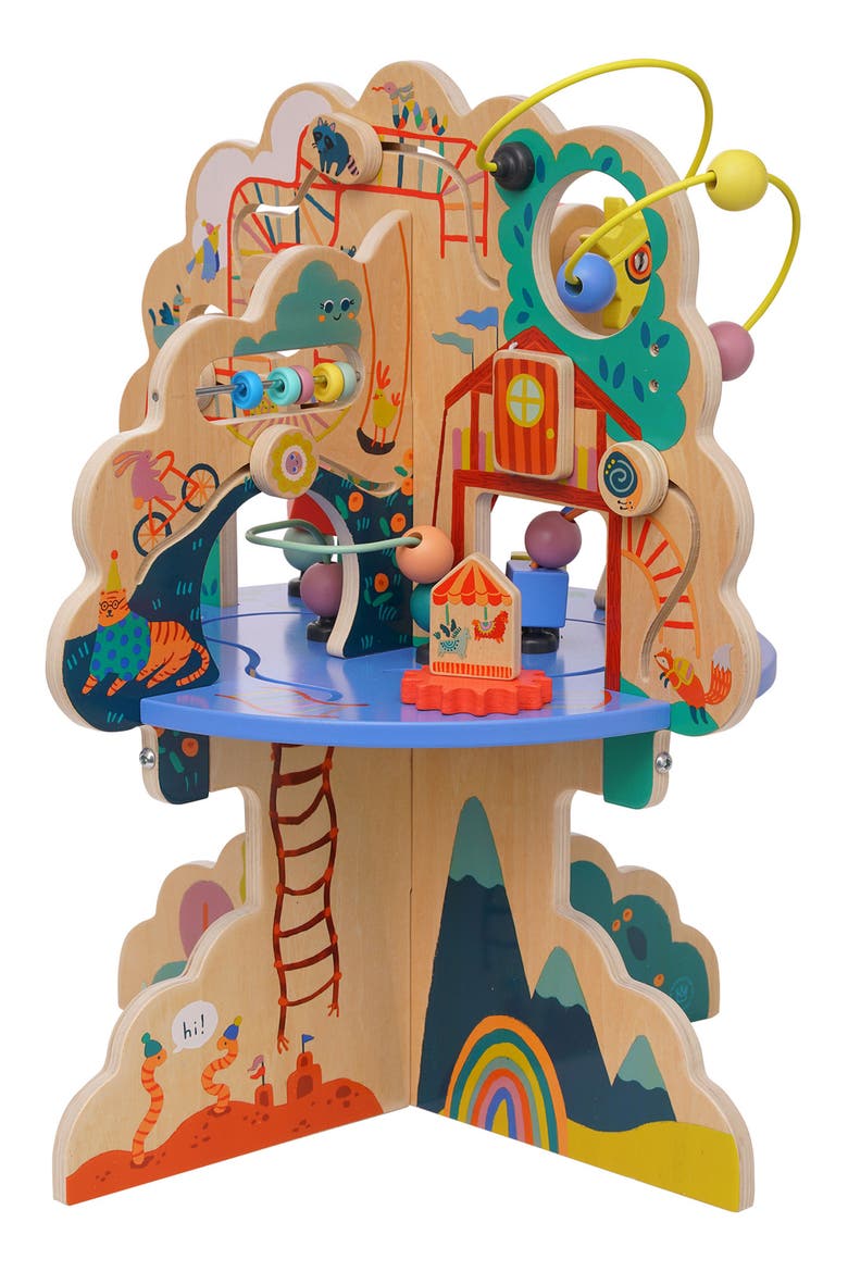 Playground Adventure Wooden Activity Center, Main, color, MULTI