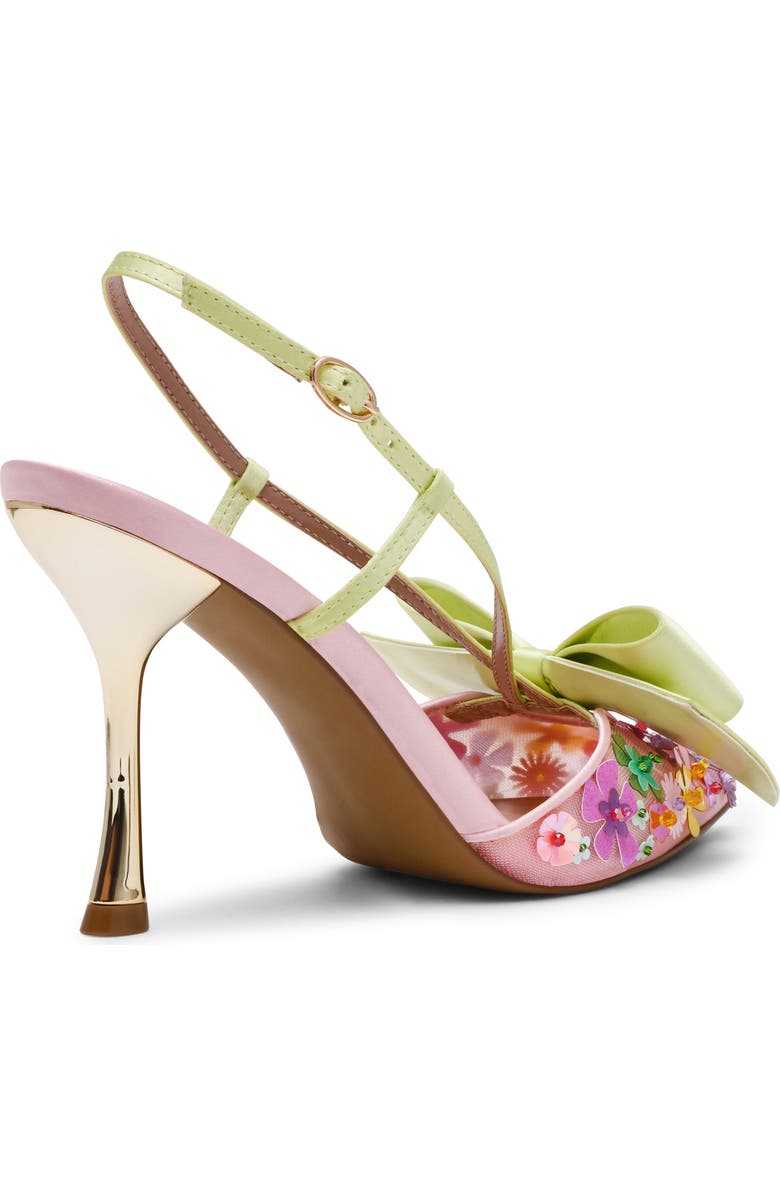 Betsey Johnson Melissa Slingback Pump, Alternate, color, Pink Multi