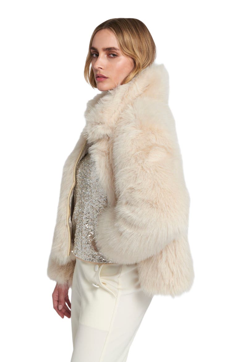 Fluffy Jacket Teddy Coat, Alternate, color, Winter White