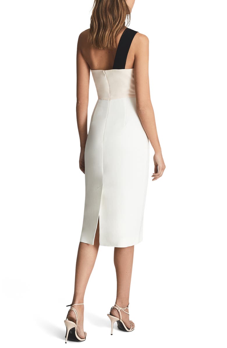 Reiss Riana One-Shoulder Dress, Alternate, color,