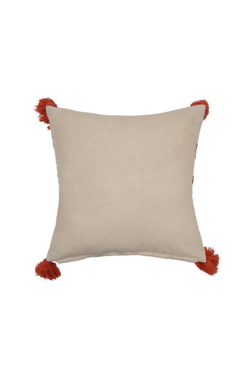Autumn Leaves Pillow, Alternate, color, Yellow