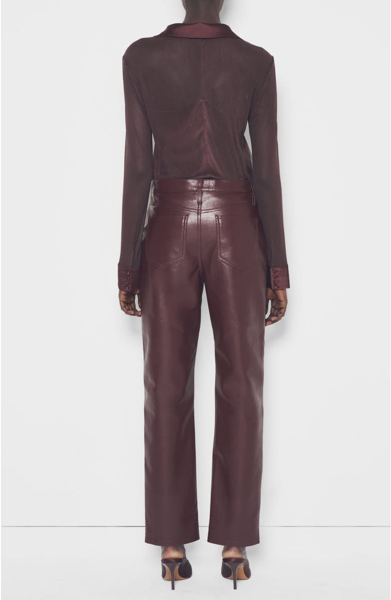 AS by DF Escapade Stretch Blouse, Alternate, color, Port Wine