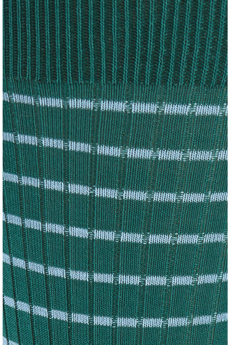 Downe Stripe Dress Socks, Alternate, color, SEA GREEN