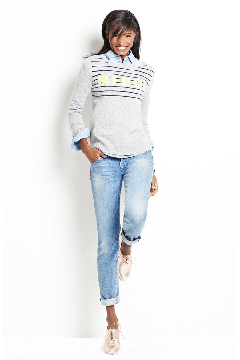 'Catherine' Crop Boyfriend Jeans, Main, color, UNITED