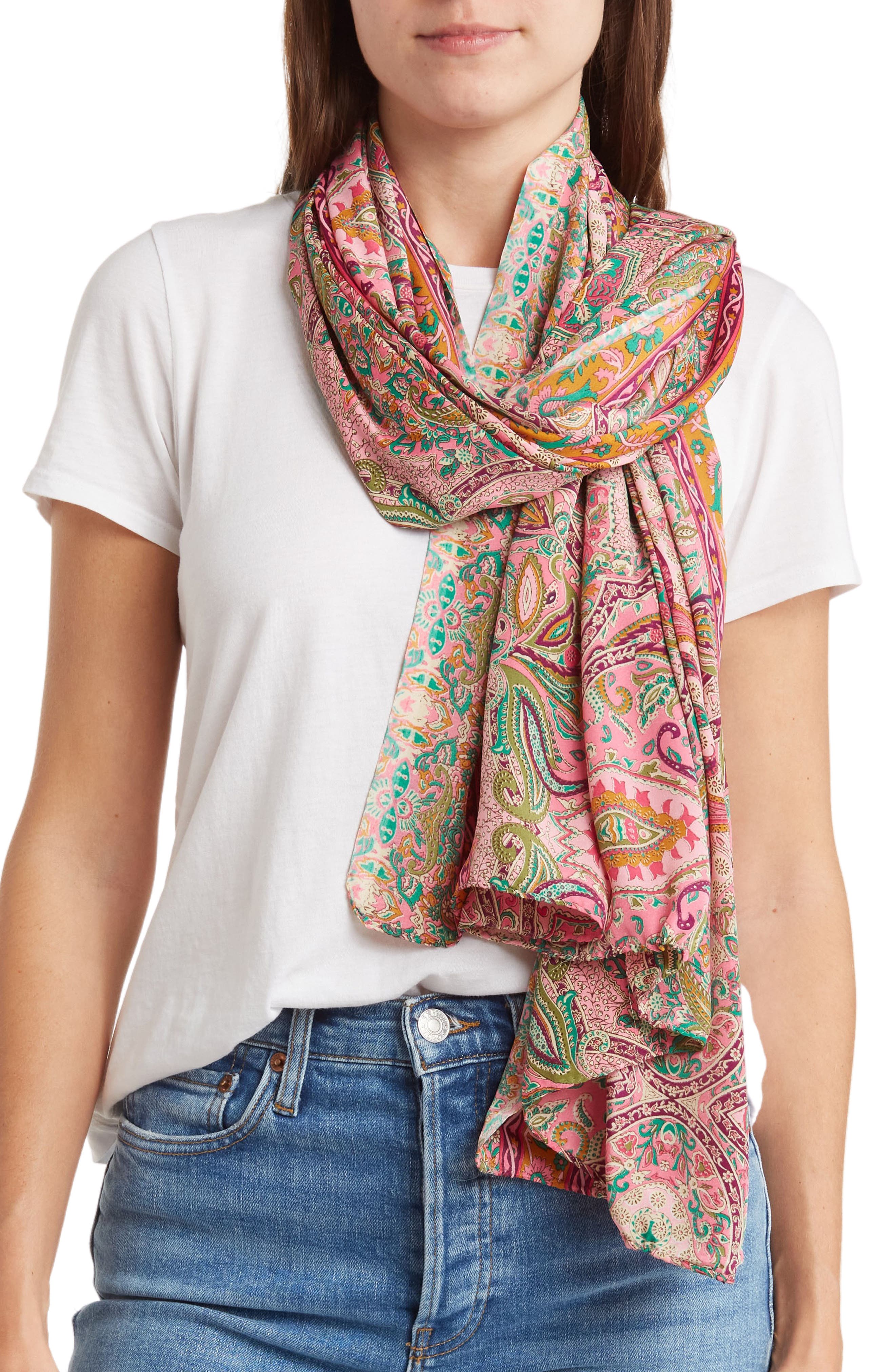 Paisley Print Wrap (Women) | Nordstromrack