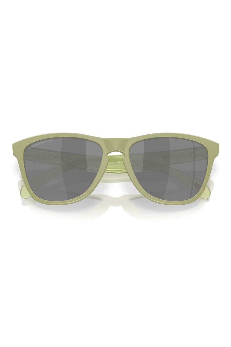 55mm Polarized Square Sunglasses, Alternate, color, MATTE FERN / PRIZM BLACK POLAR