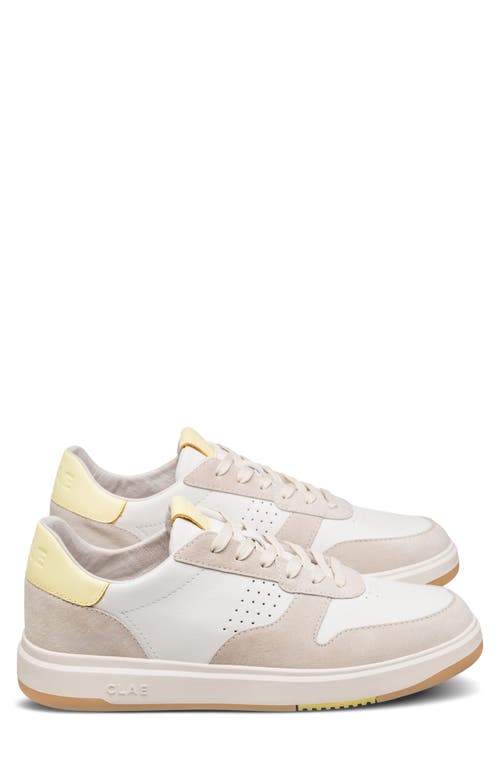 Clae Moses Low Top Leather Sneaker In Neutral