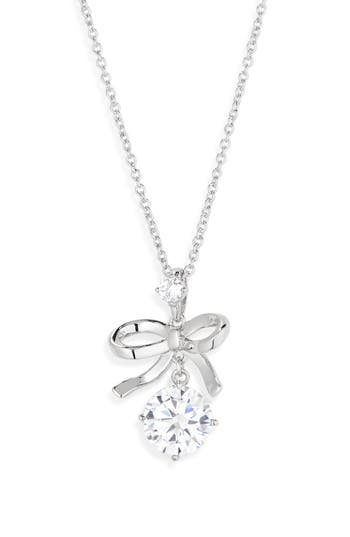 NADRI NADRI BOW PENDANT NECKLACE
