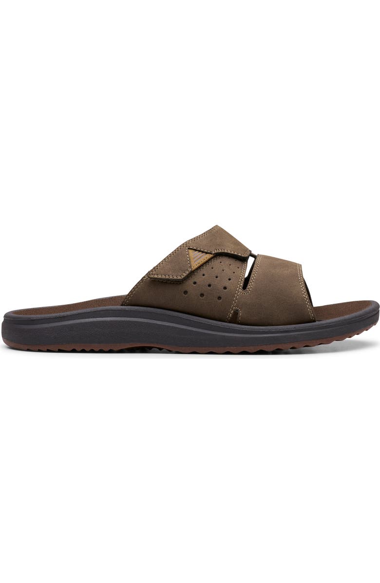 Clarks<sup>®</sup> Breeze Slide Sandal, Alternate, color, Dark Brown