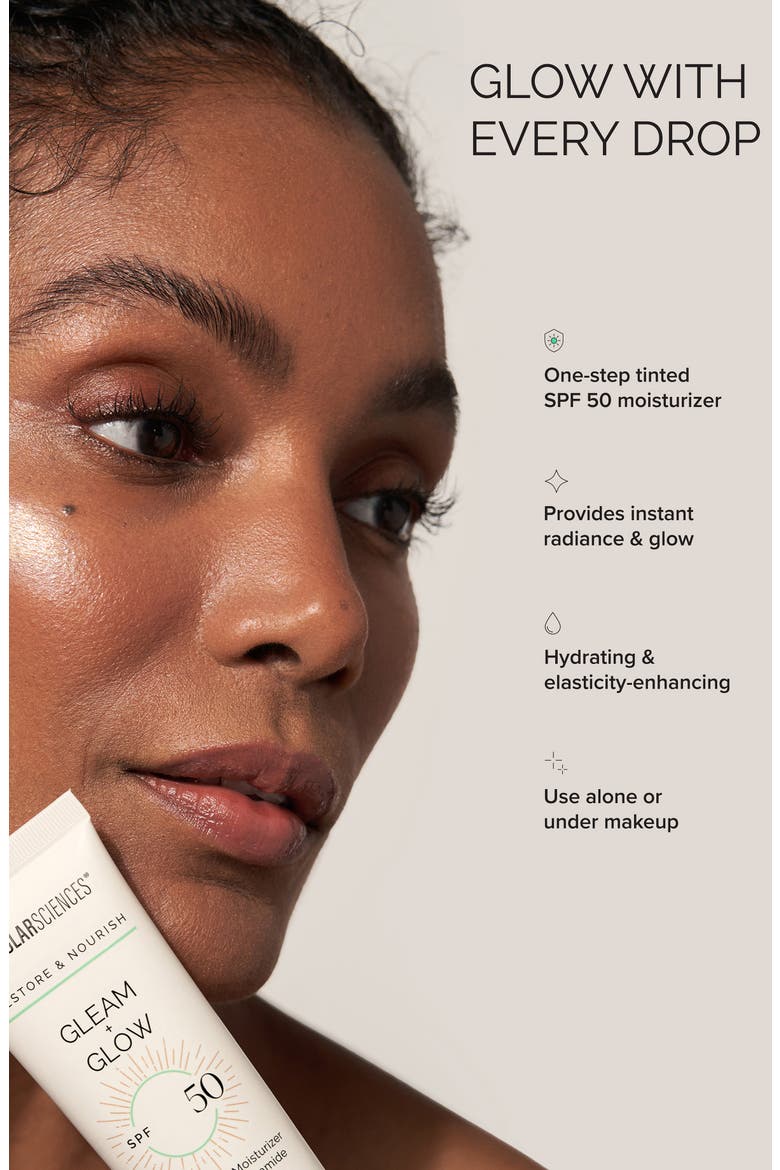 Gleam + Glow SPF 50, Alternate, color, none